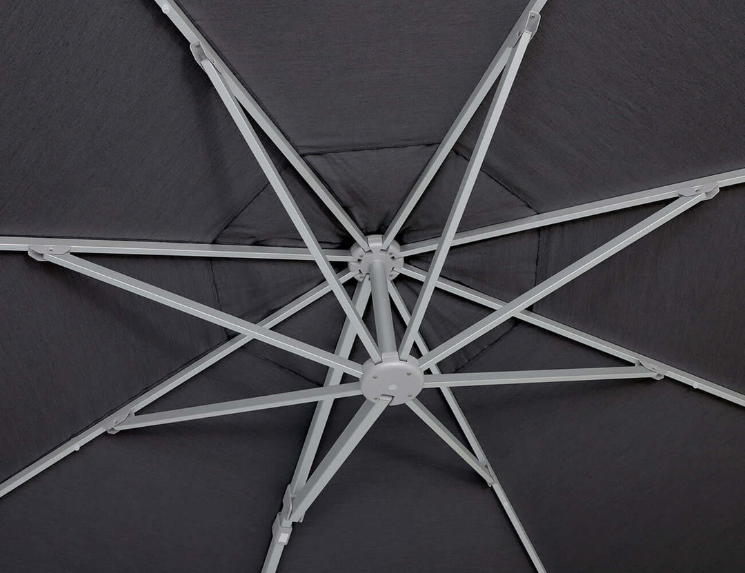 Alabaster 4m Round Cantilever Umbrella Colour: Dark Grey