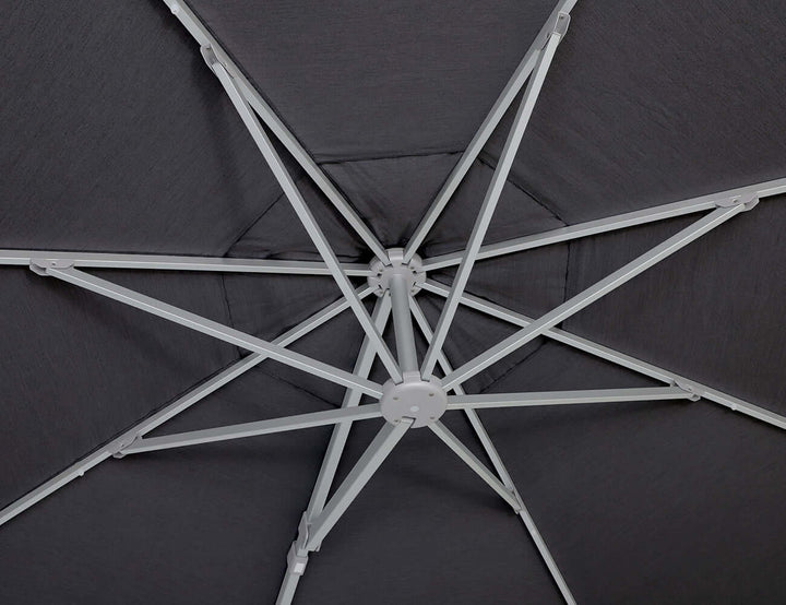 Alabaster 4m Round Cantilever Umbrella Colour: Dark Grey