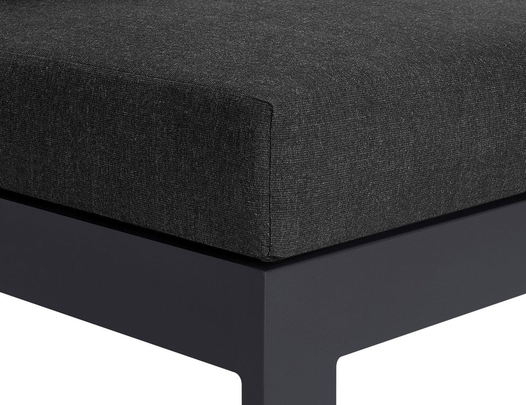 Sandpiper 2.0 Outdoor Sectional Corner Sofa Colour: Charcoal Grey