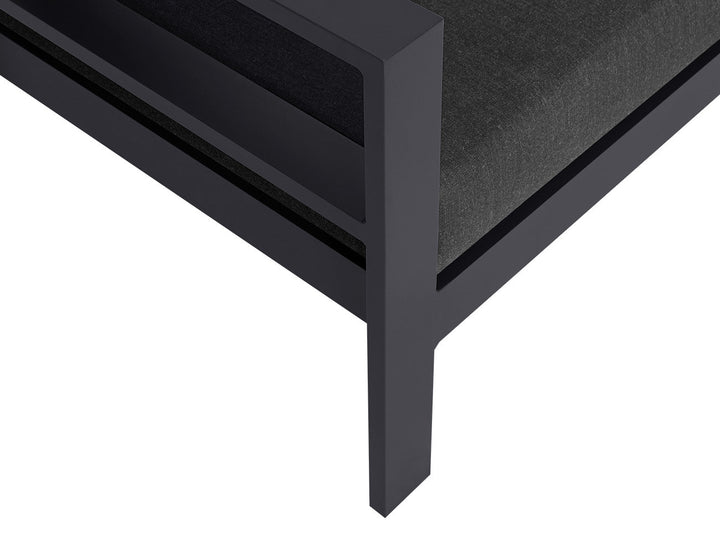 Sandpiper 2.0 Outdoor Sectional Corner Sofa Colour: Charcoal Grey