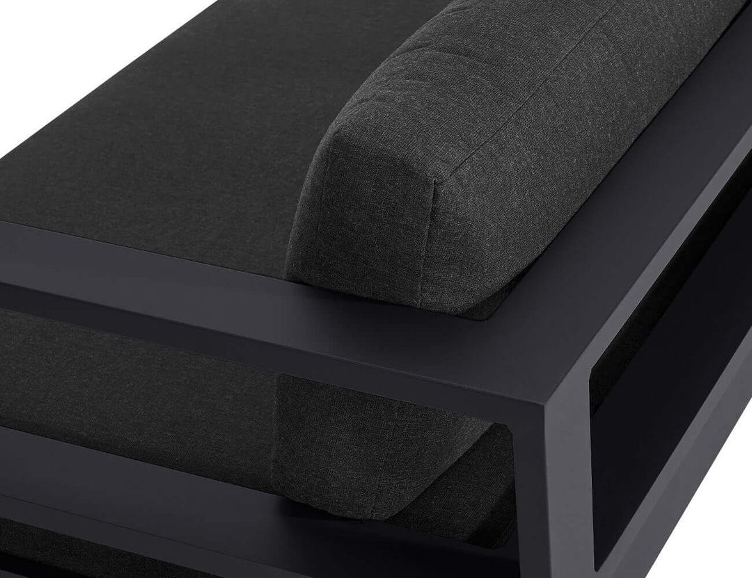 Sandpiper 2.0 Outdoor Three Seater Colour: Charcoal Grey