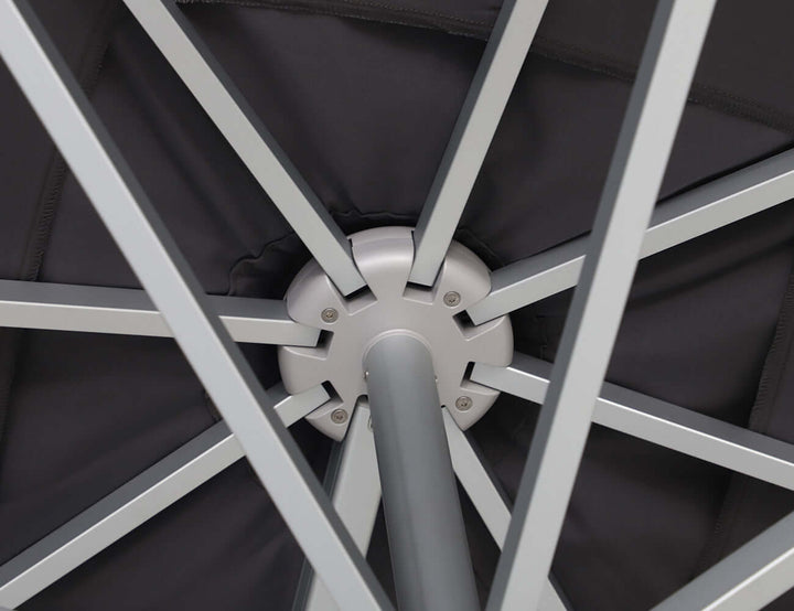 Alabaster 4m Square Cantilever Umbrella Colour: Dark Grey