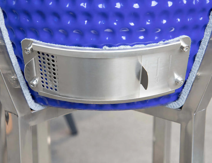 18" Kamado Ceramic Charcoal Grill With Bonus Accessory Pack Color: Blue