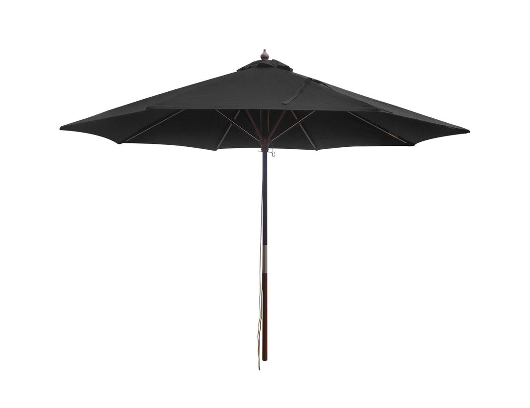 Nile 2.7m Round Market Umbrella Colour: Black