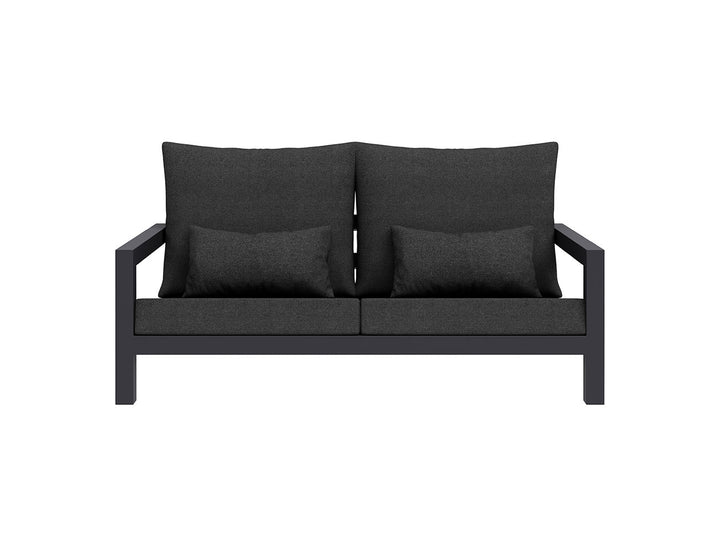 Viana 2.0 Aluminium 2.5 Seater Outdoor Sofa Colour: Charcoal Grey
