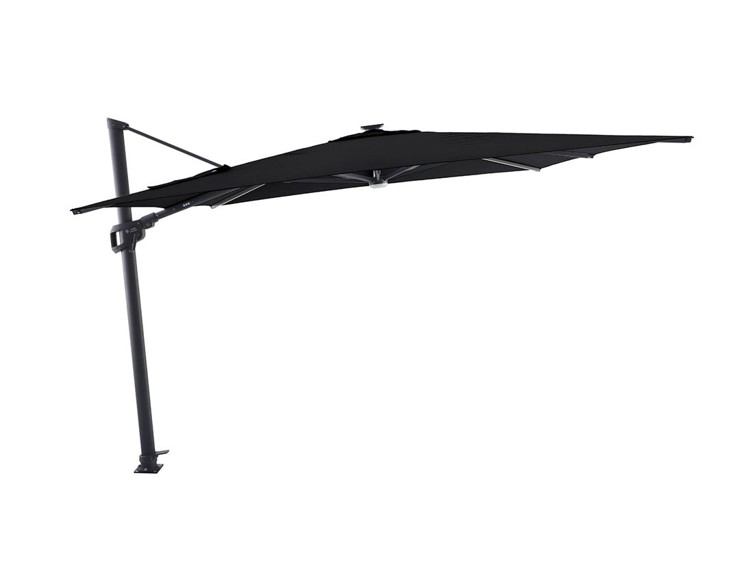Agave 3m Square Cantilever Umbrella Colour: Black