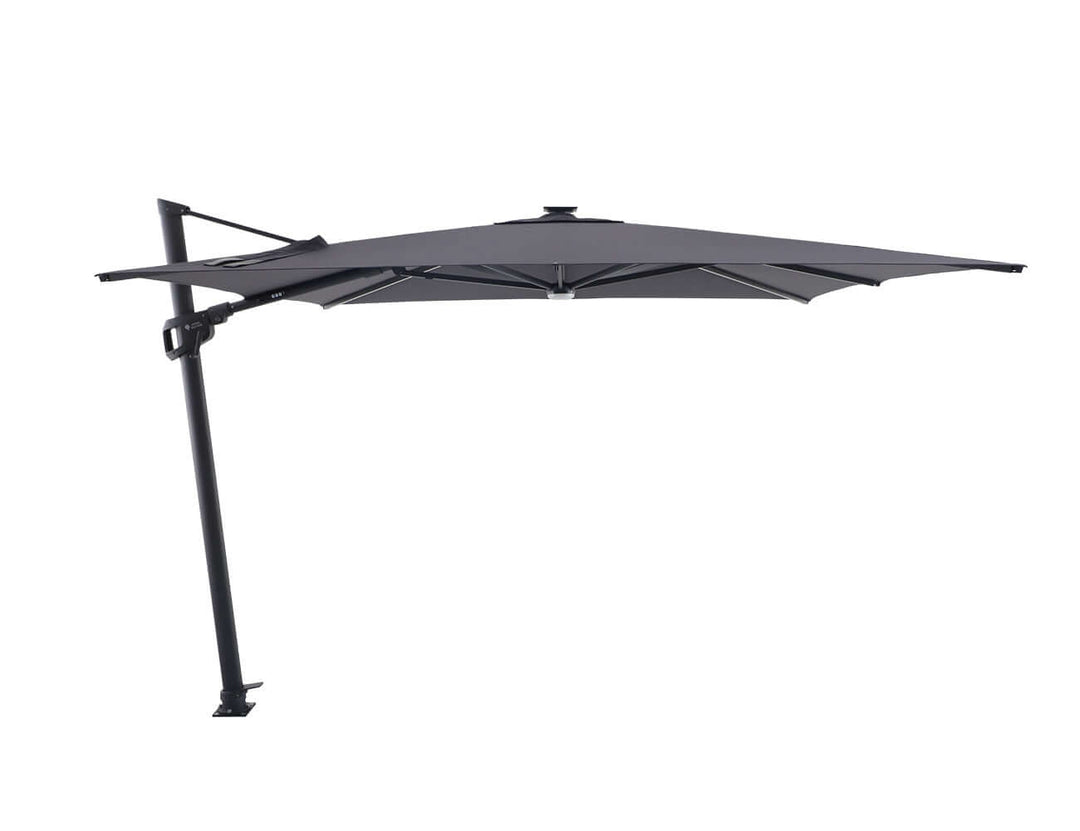Alabaster 3m Square Cantilever Umbrella colour: Drak Grey
