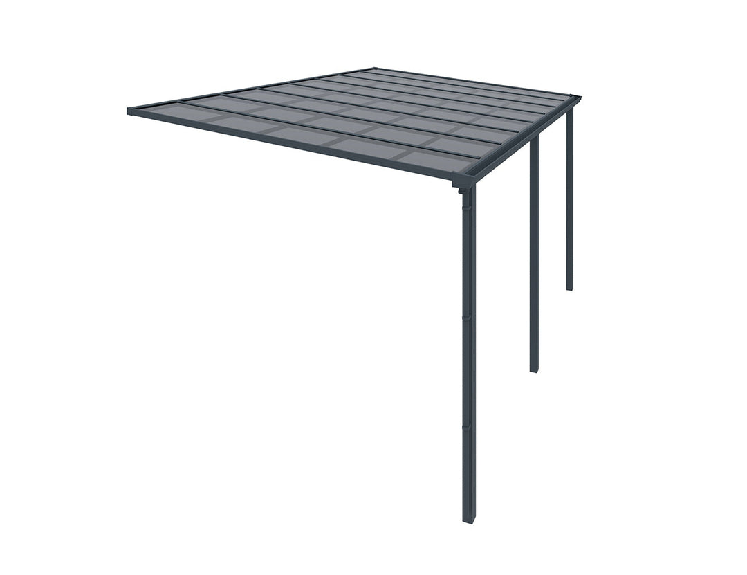 Urban Wall Mounted Patio Cover Collection Size: 5 x 3m Colour: Grey / Light Grey