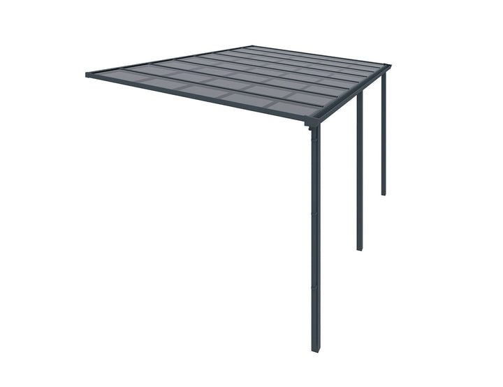Urban Wall Mounted Patio Cover Collection Size: 5 x 3m Colour: Grey / Light Grey