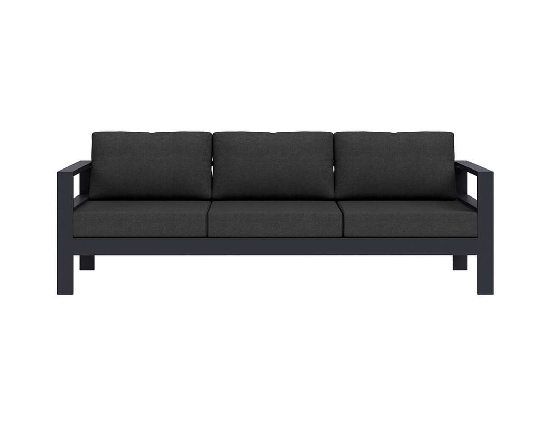Sandpiper 2.0 Outdoor Three Seater Colour: Charcoal Grey