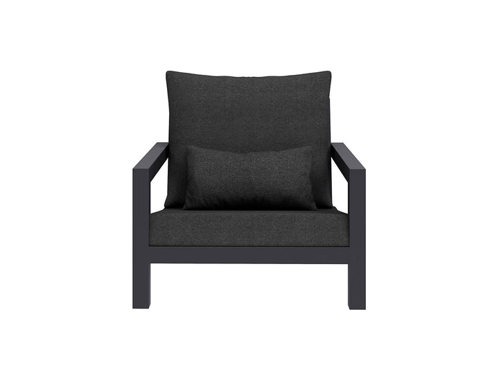 Viana 2.0 Aluminium Outdoor Armchair Colour: Charcoal Grey