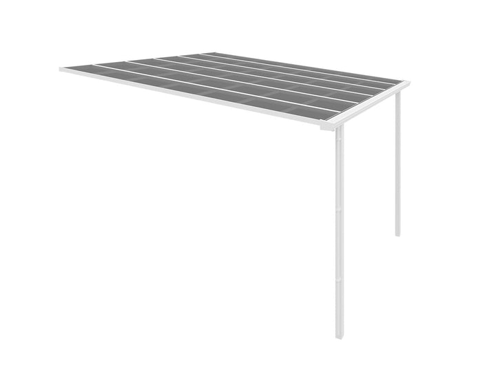 Urban Wall Mounted Patio Cover Collection Size: 3 x 3m Colour: White / Light Grey