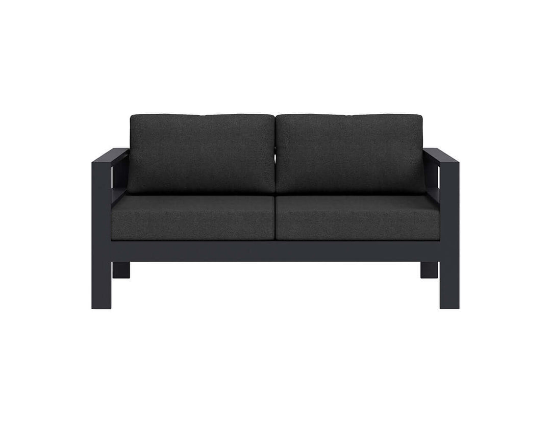 Sandpiper 2.0 Outdoor Loveseat Colour: Charcoal Grey size: 162 x 84 x 66cm