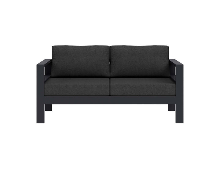 Sandpiper 2.0 Outdoor Loveseat Colour: Charcoal Grey size: 162 x 84 x 66cm