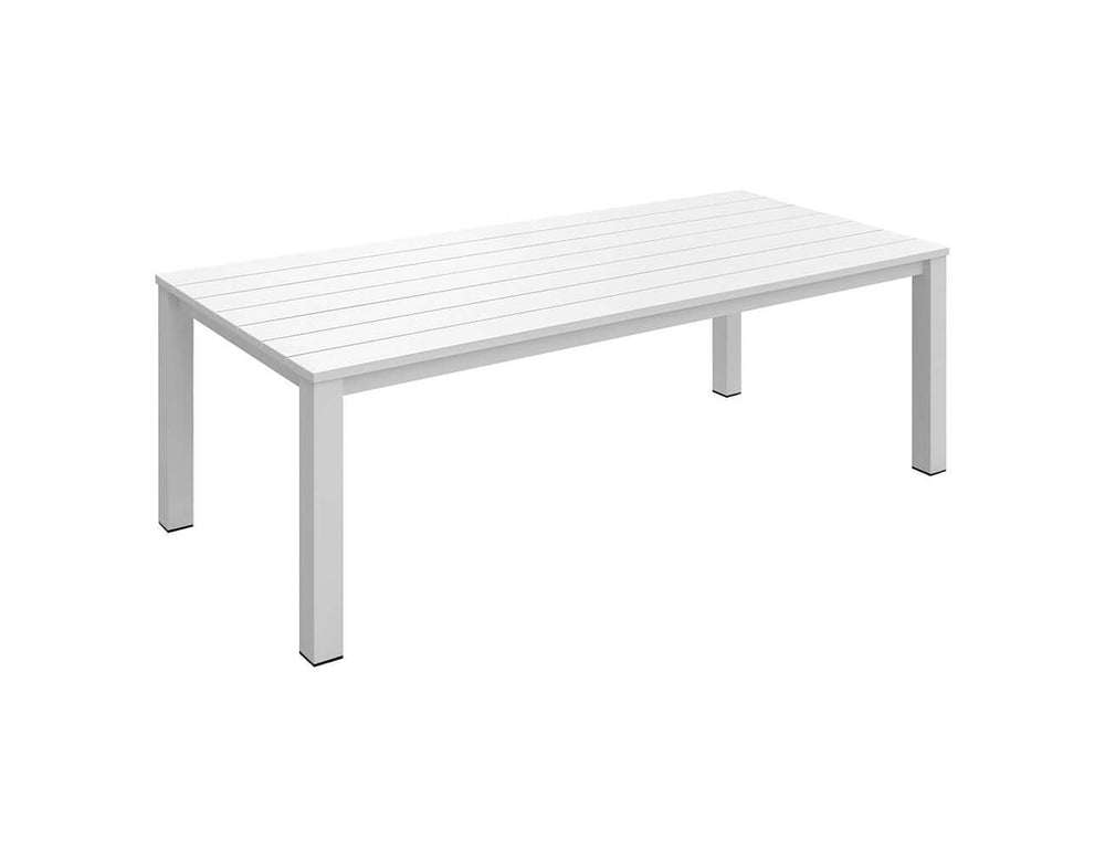 Ficus Outdoor Dining Table Colour: White