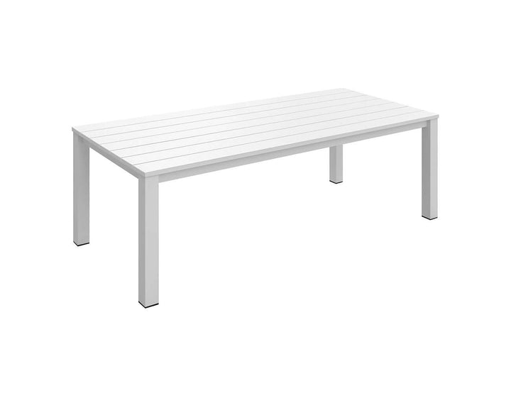 Ficus Outdoor Dining Table Colour: White