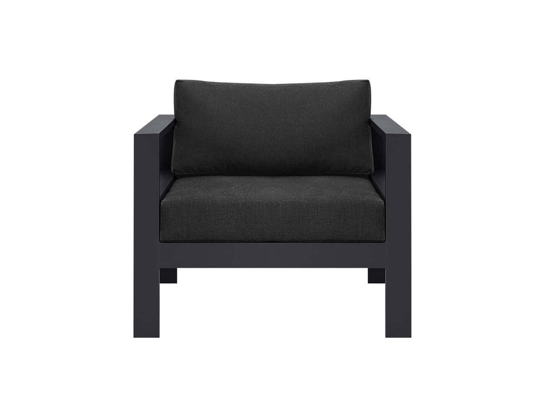 Sandpiper 2.0 Outdoor Club Chair Colour: Charcoal Grey size: 86 x 84 x 66cm