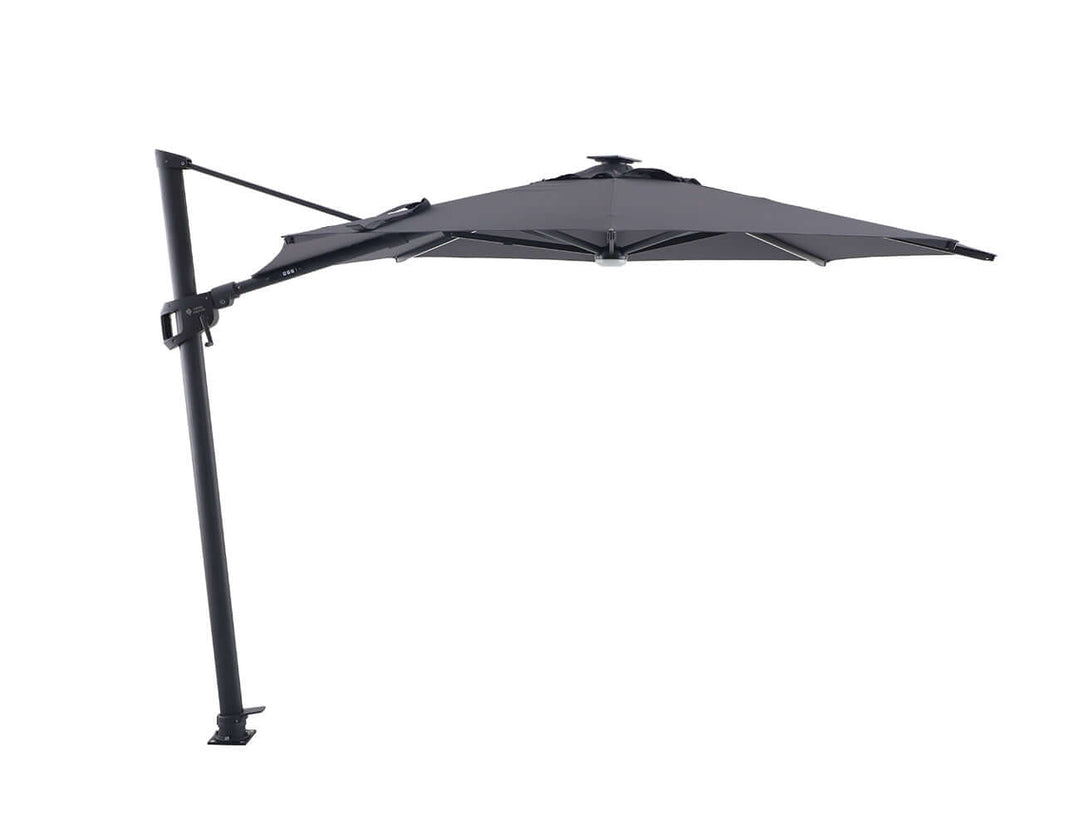 Alabaster 3m Round Cantilever Umbrella Colour: Drak Grey