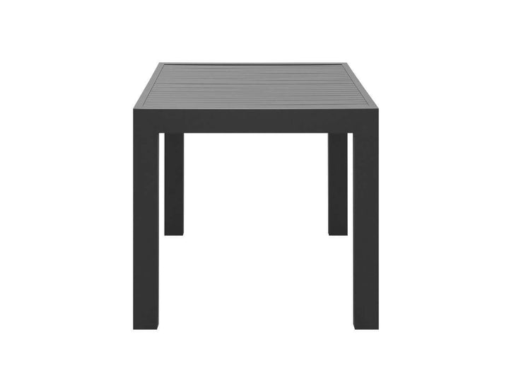 Cirrus Aluminium Outdoor Patio Dining Table 160 X 80cm Colour: Dark Grey