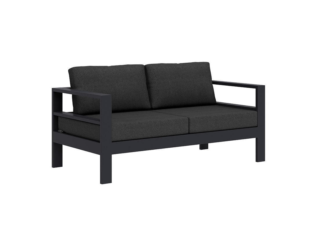 Sandpiper 2.0 Outdoor Loveseat Colour: Charcoal Grey size: 162 x 84 x 66cm