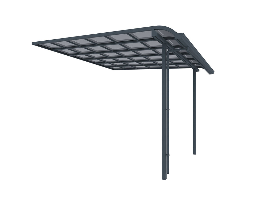 Country Premier Patio Cover Size: 4 x 4m Colour: Grey / Light Grey