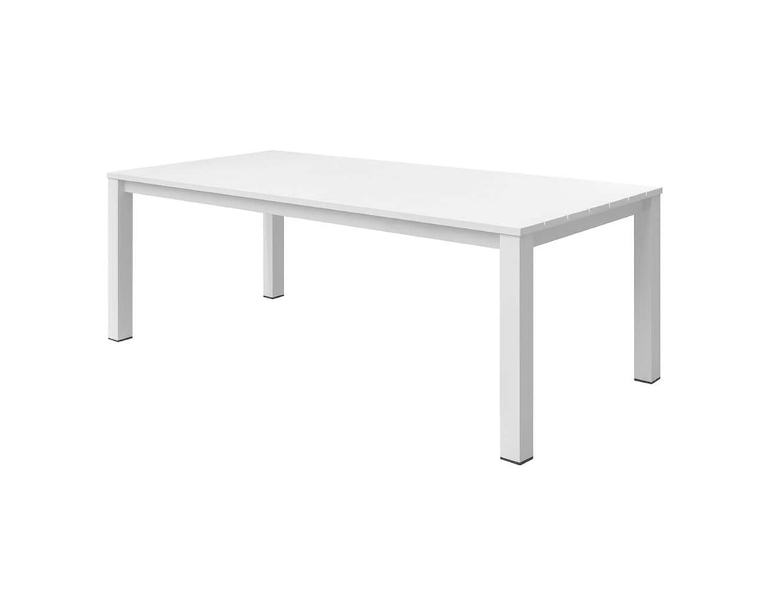 Ficus Outdoor Dining Table Colour: White