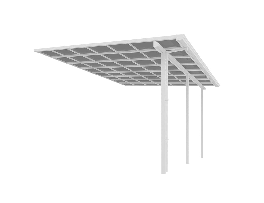 Urban Premier Patio Cover Size: 5 x 4m Colour: White - Light Grey
