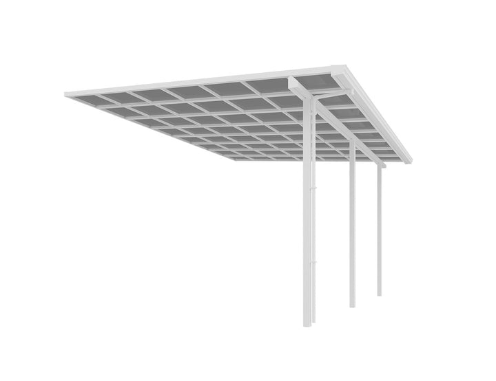 Urban Premier Patio Cover Size: 5 x 4m Colour: White - Light Grey