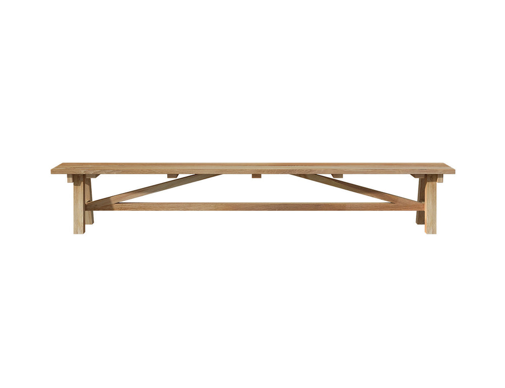 Titan Outdoor Teak Dining Bench Seat 290cm