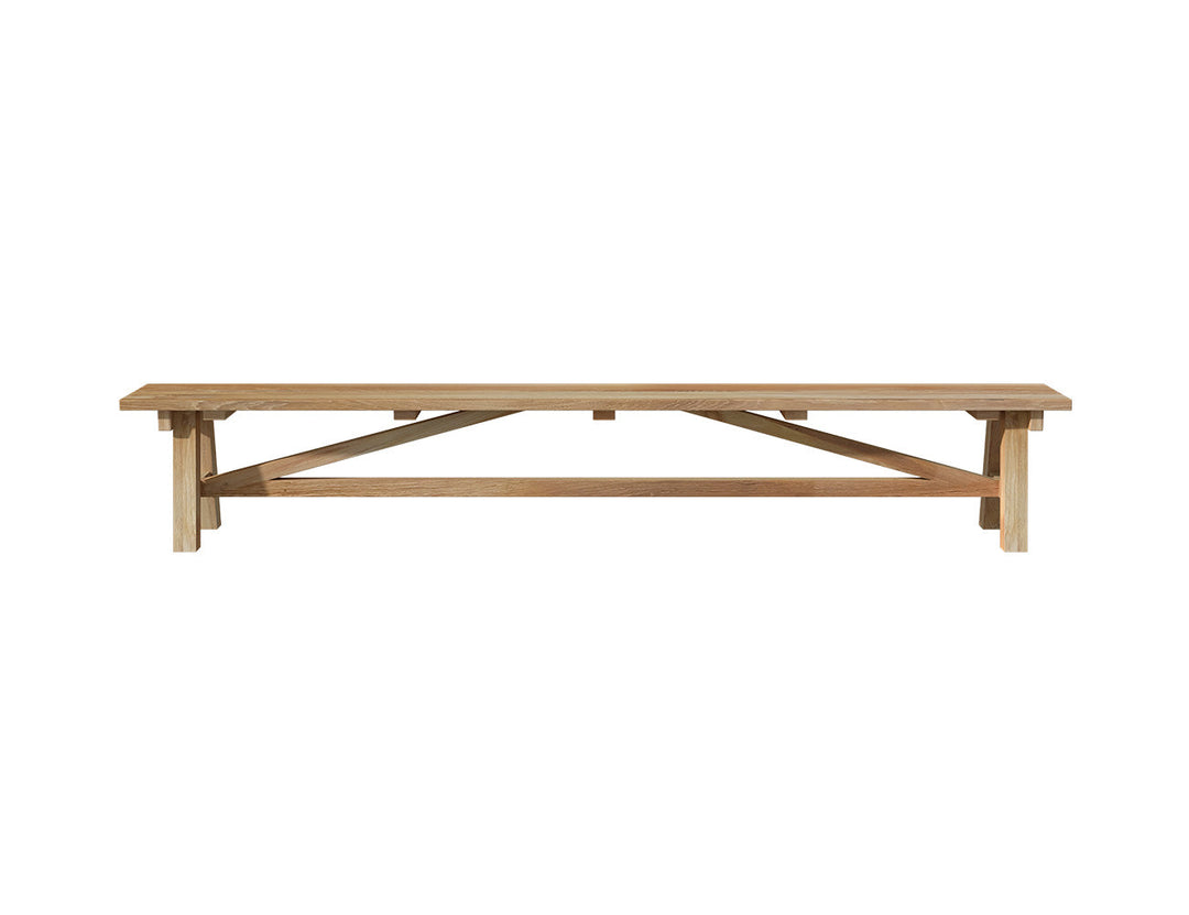 Titan Outdoor Teak Dining Bench Seat 290cm