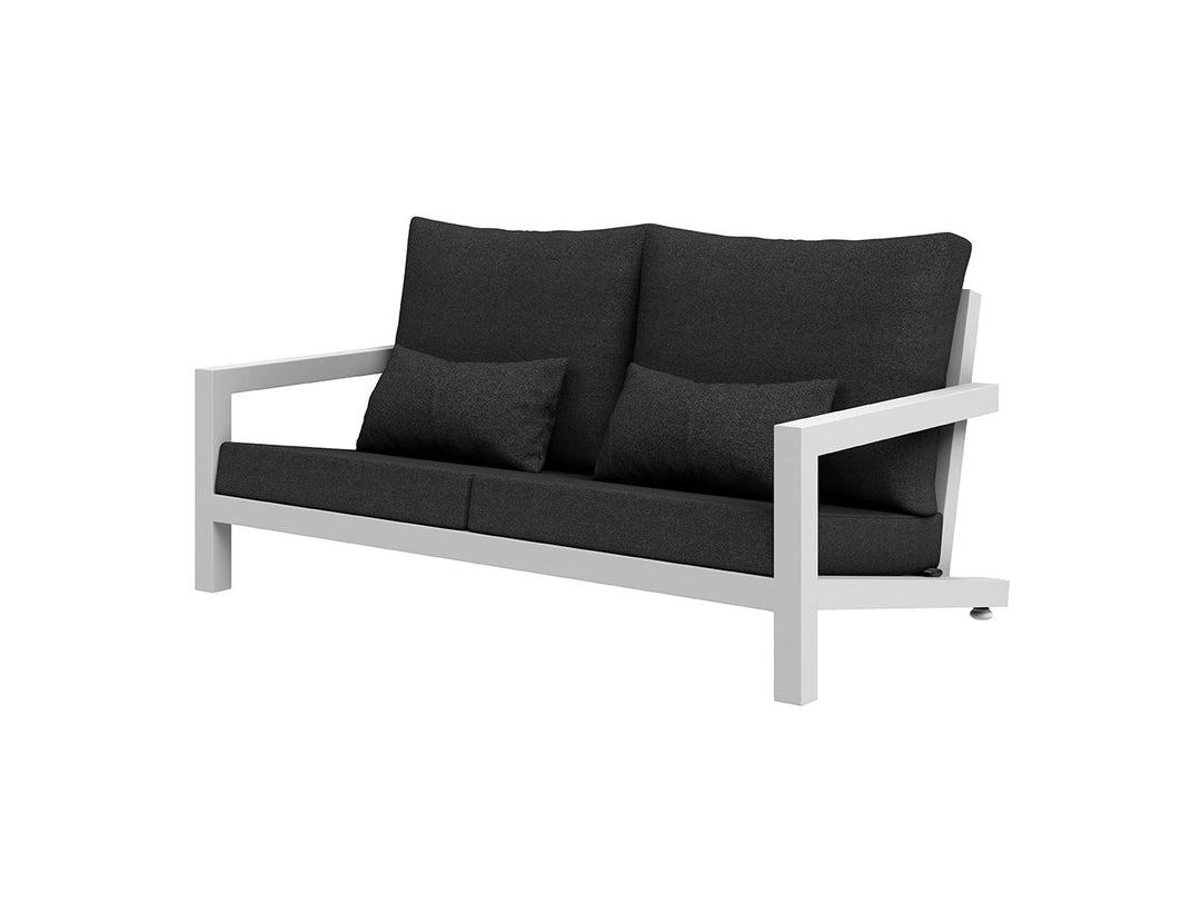 Viana 2.0 Aluminium 2.5 Seater Outdoor Sofa Colour: White
