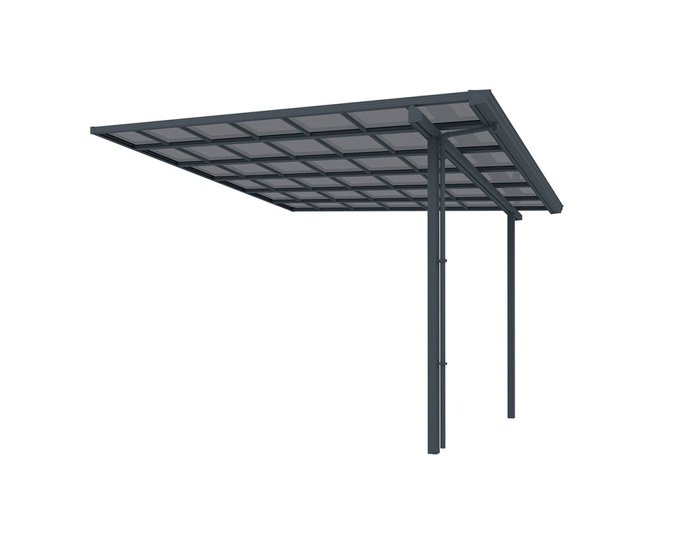 Urban Premier Patio Cover Size: 4 x 4m Colour: Grey / Light Grey