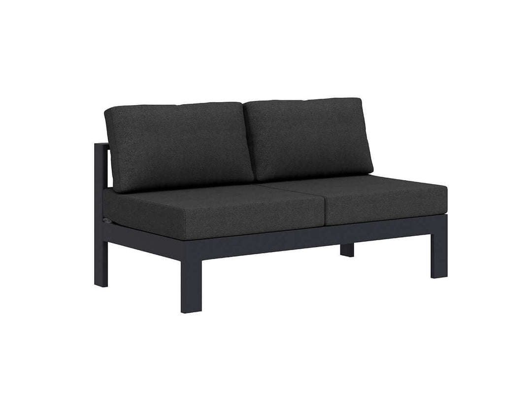 Sandpiper 2.0 Outdoor Armless Loveseat Colour: Grey size: 150 x 84 x 66cm