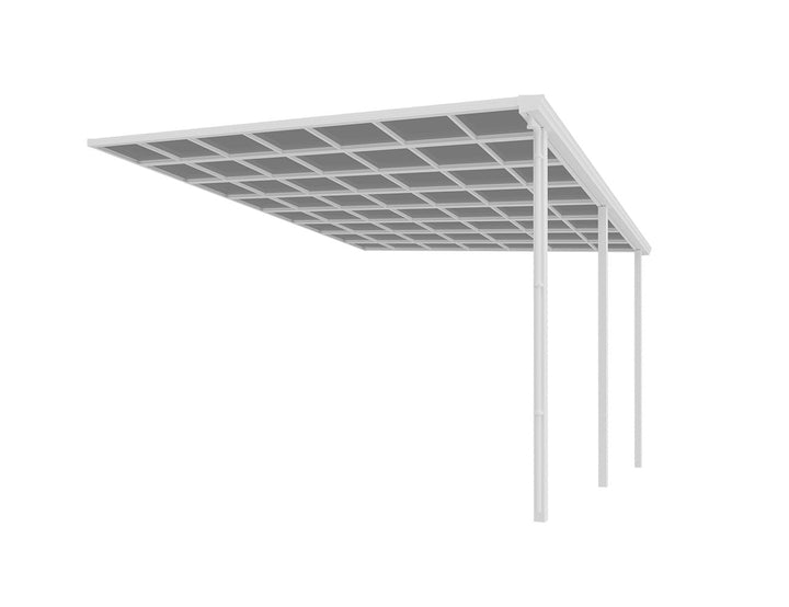 Urban Wall Mounted Patio Cover Collection Size: 5 x 3m Colour: White / Light Grey