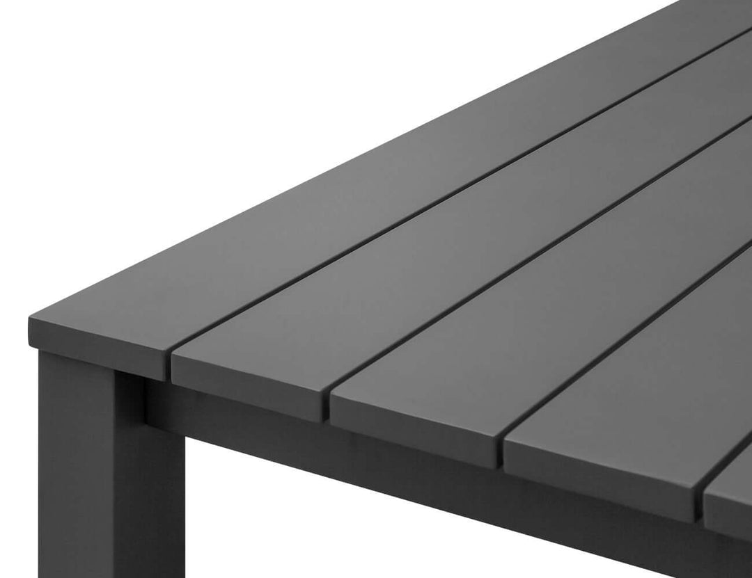 Ficus Outdoor Dining Table Colour: Grey