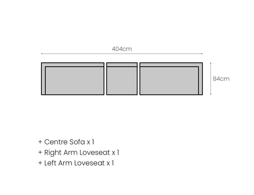 Sandpiper 2.0 Outdoor Armless Loveseat Colour: Grey size: 150 x 84 x 66cm