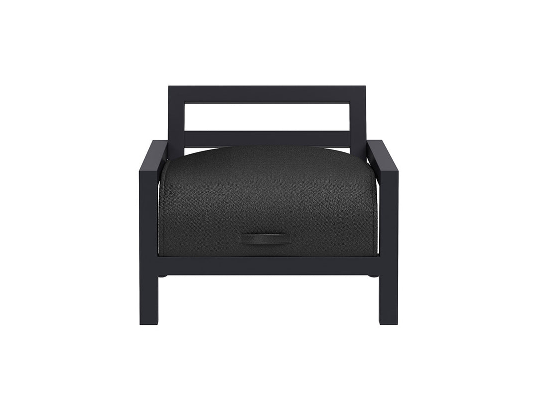 Viana 2.0 Aluminium Outdoor Armchair Colour: Charcoal Grey