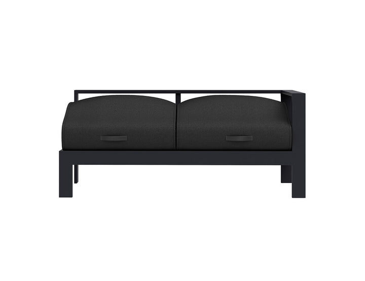 Sandpiper 2.0 Outdoor Sectional Left Sofa Colour: Charcoal Grey