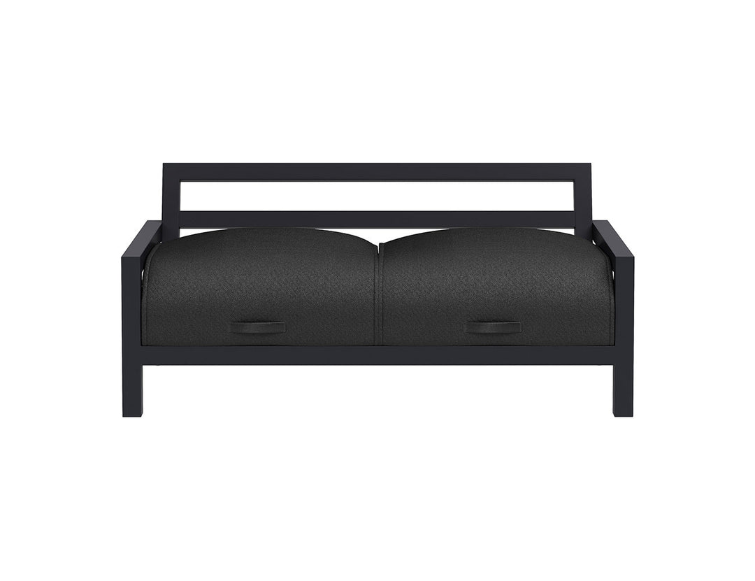 Viana 2.0 Aluminium 2.5 Seater Outdoor Sofa Colour: Charcoal Grey
