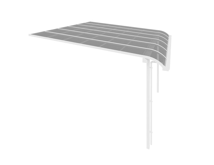 Country Premier Patio Cover Size: 4 x 4m Colour: White - Light Grey