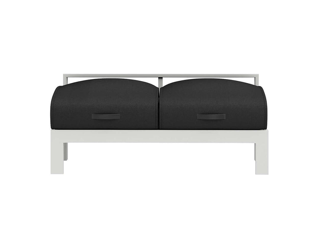 Sandpiper 2.0 Outdoor Armless Loveseat Colour: White size: 150 x 84 x 66cm