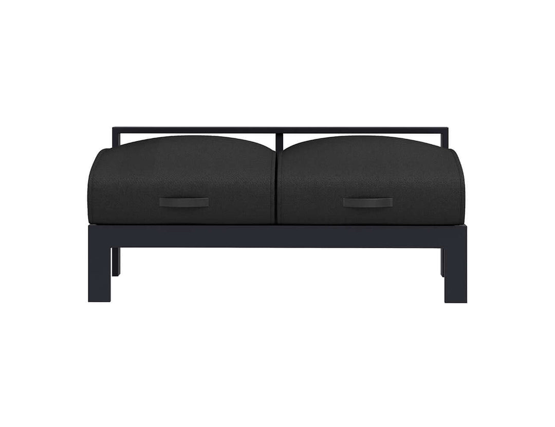 Sandpiper 2.0 Outdoor Armless Loveseat Colour: Grey size: 150 x 84 x 66cm