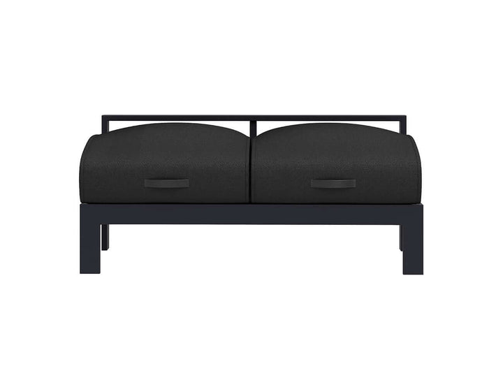 Sandpiper 2.0 Outdoor Armless Loveseat Colour: Grey size: 150 x 84 x 66cm