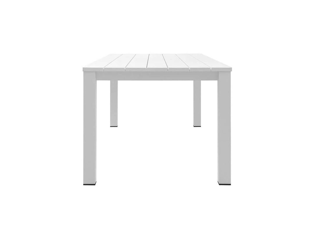 Ficus Outdoor Dining Table Colour: White