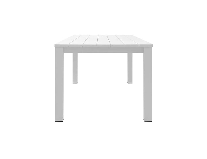 Ficus Outdoor Dining Table Colour: White