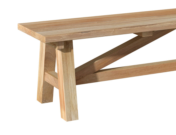 Titan Outdoor Teak Dining Bench Seat 290cm
