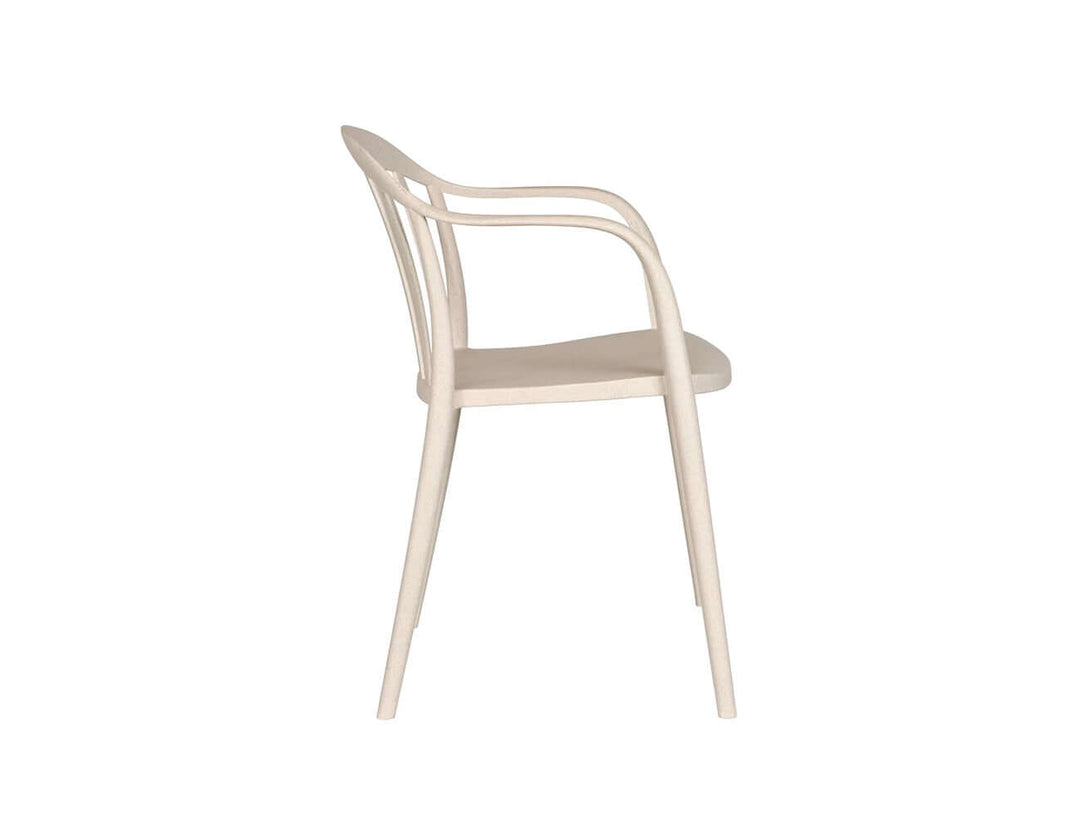 Alice Outdoor Dining Chair Colour: Beige