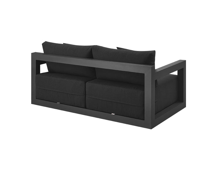 Ibis 2.0 Oversized Outdoor Loveseat Colour: Grey