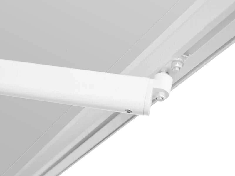 Manual Retractable Awning 3mx2.5m - Sunshade Shelter For Patio, Deck Color: Light Grey