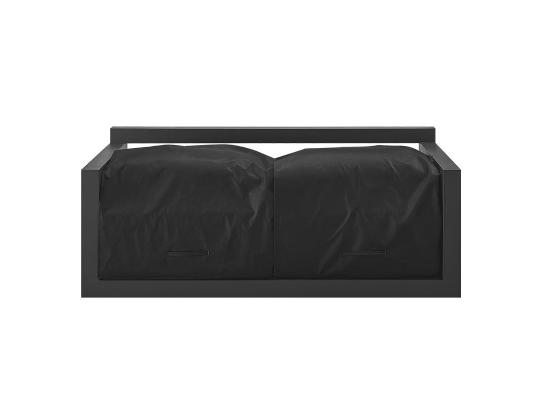 Ibis 2.0 Oversized Outdoor Loveseat Colour: Grey